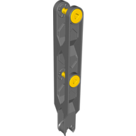 Duplo Toolo Arm 2 × 11 with Triangular Set Screw End Dark Bluish Gray