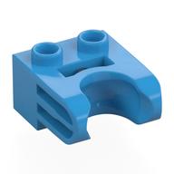 Technic Stein speziell 1 × 2 mit Kugelpfanne breit Dunkelazur