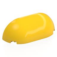 Brick Round, Curved Triple 2 × 6 × 1 2/3 Yellow