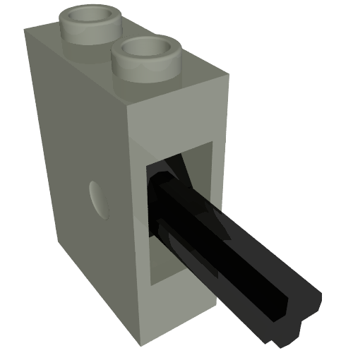 Pneumatic Switch with Top Studs Hellgrau