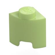Brick Round, Quarter 1 × 1 Yellowish Green