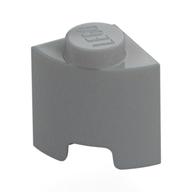 Brick Round, Quarter 1 × 1 Hellblaugrau