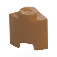 Brick Round, Quarter 1 × 1 Mittelnougat