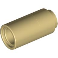 Technic Pin Verbinder rund [Nr. Schlitz] Beige