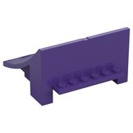 Brick Curved 8 × 8 × 4, Ramp Dark Purple