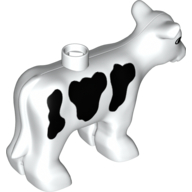 Duplo Animal Cow, Baby (Calf) with Spots Print Weiß