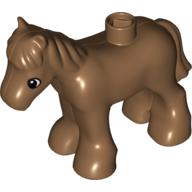Duplo Animal Horse/Foal without Spots Light Brown