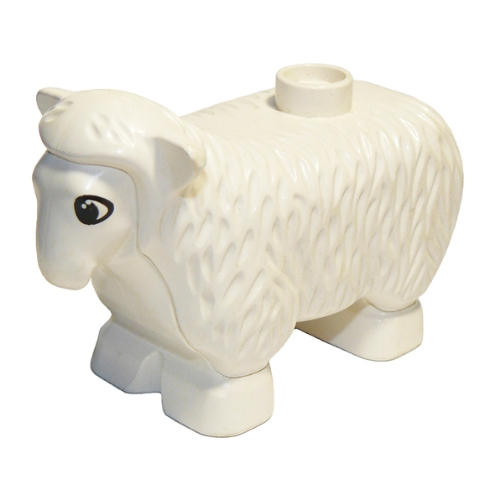 Duplo Animal Sheep White