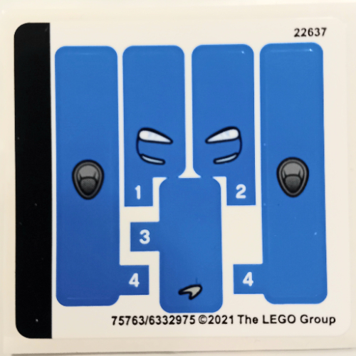 Sticker Sheet for Set 30343-1 [No Color/Any Color]