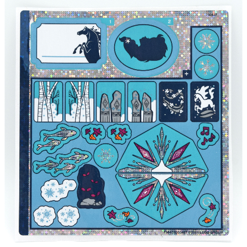 Stickerbogen für Set 43189-1 [Keine Farbe/Beliebige Farbe]