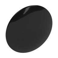 Shield Round Bowed [Plain] Black