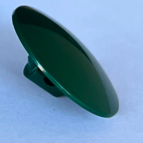 Shield Round Bowed [Plain] Dunkelgrün