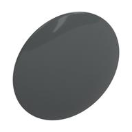 Shield Round Bowed [Plain] Dunkelblaugrau