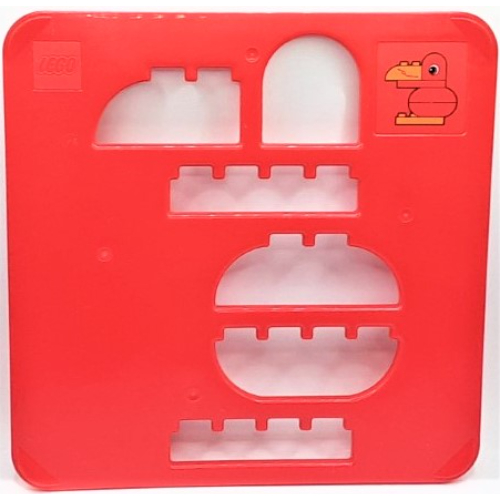 Duplo Sorting Template - Bird Red