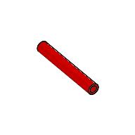 Hose Rigid 3mm D. 3L / 2.4cm Rot