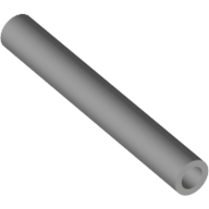 Hose Rigid 3mm D. 3L / 2.4cm Hellblaugrau