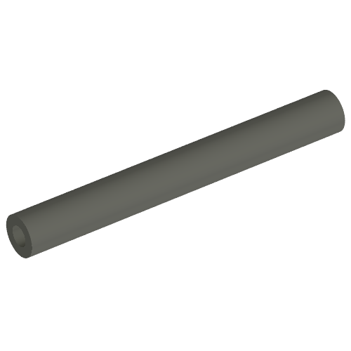 Hose Rigid 3mm D. 3L / 2.4cm Dark Gray