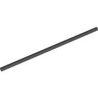 Hose Rigid 3mm D. 12L / 9.6cm Schwarz