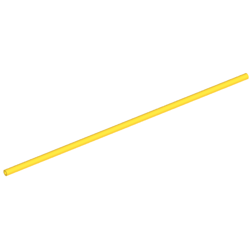 Hose Rigid 3mm D. 16L / 12.8cm Gelb