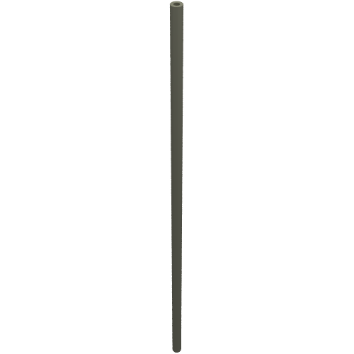 Hose Rigid 3mm D. 17L / 13.6cm Dunkelgrau
