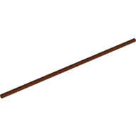 Hose Rigid 3mm D. 18L / 14.4cm Reddish Brown