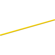 Hose Rigid 3mm D. 19L / 15.2cm in Yellow