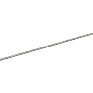 Hose Rigid 3mm D. 23L / 18.4cm Mattsilber