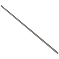 Hose Rigid 3mm D. 29L / 23.2cm Flat Silver