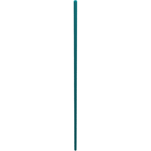 Hose Rigid 3mm D. 29L / 23.2cm Dark Turquoise