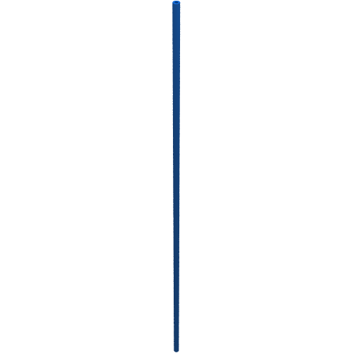 Hose Rigid 3mm D. 30L / 24.0cm Blue