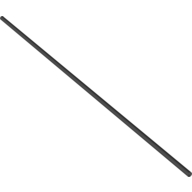 Hose Rigid 3mm D. 32L / 25.6cm Schwarz