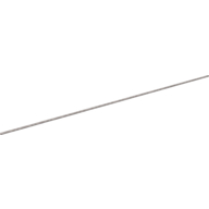 Hose Rigid 3mm D. 43L in Mattsilber