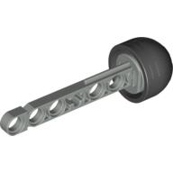 Projectile, Technic Competition Arrow, Beam Shaft with Solid Black Rubber End Hellgrau