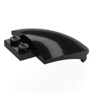 Windscreen, Curved 4 × 5 Black