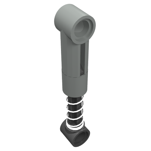 Technic Shock Absorber 6.5L with Soft Spring, Standard Coil [Complete Assembly] Hellgrau