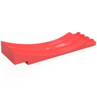 Duplo Ramp Curved Coral