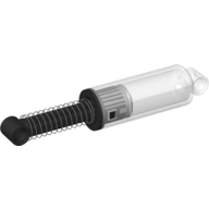Technic Shock Absorber 10L, Damped, Normal Spring