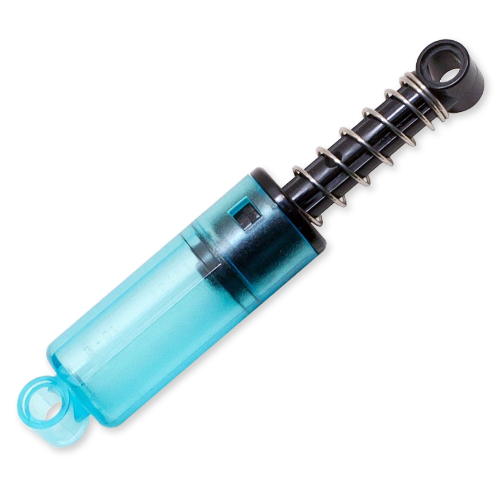 Technic Shock Absorber 10L, Damped, Soft Spring in Transparent-Hellblau