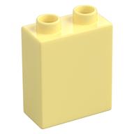 Duplo Brick 1 × 2 × 2 with Bottom Tube Bright Light Yellow
