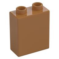 Duplo Brick 1 × 2 × 2 with Bottom Tube Medium Nougat
