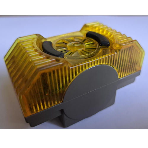 Duplo Toolo Siren with Dark Gray Base Trans-Yellow