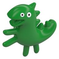 Duplo Stuffed Animal with Face print Bright Green