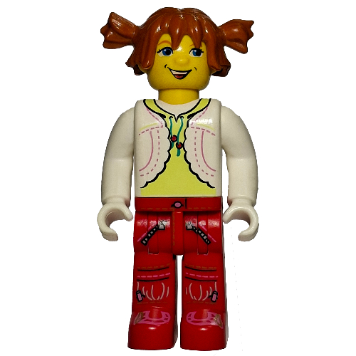 Juniors Midifig, Tina, White Torso and Red Legs in Weiß