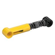 Technic Shock Absorber 6.5L with Hard Spring, Tight Coil in Middle [Complete Assembly] Yellow