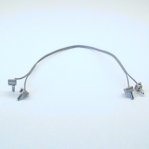 Wire with 1-Prong Connectors, 12V / 4.5V 28L Hellgrau