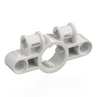 Technic Connector 1 × 5 with Worm Gear Hole in White