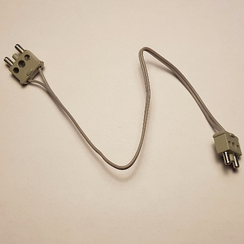 Wire with 2-Prong Connectors, 12V / 4.5V 28L Hellgrau