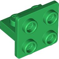 Bracket 1 × 2 - 2 × 2 Centered Grün