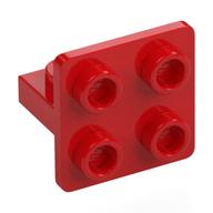 Bracket 1 × 2 - 2 × 2 Centered Red
