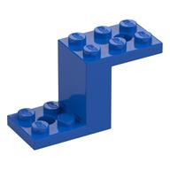 Bracket 5 × 2 × 2 1/3 with Holes, Inside Stud Holder Blau